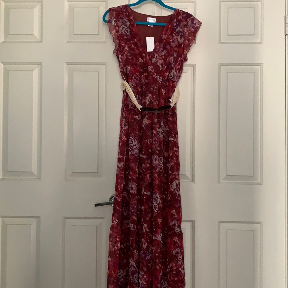 Motherhood maternity long dress - size medium